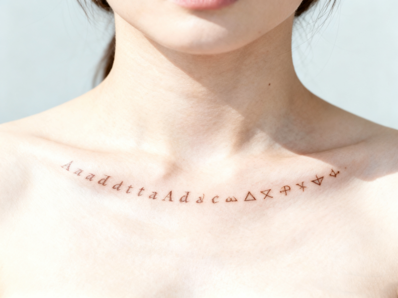 Semi-permanent tattoo