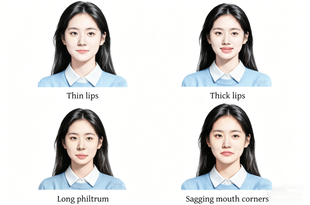 Lip augmentation surgery