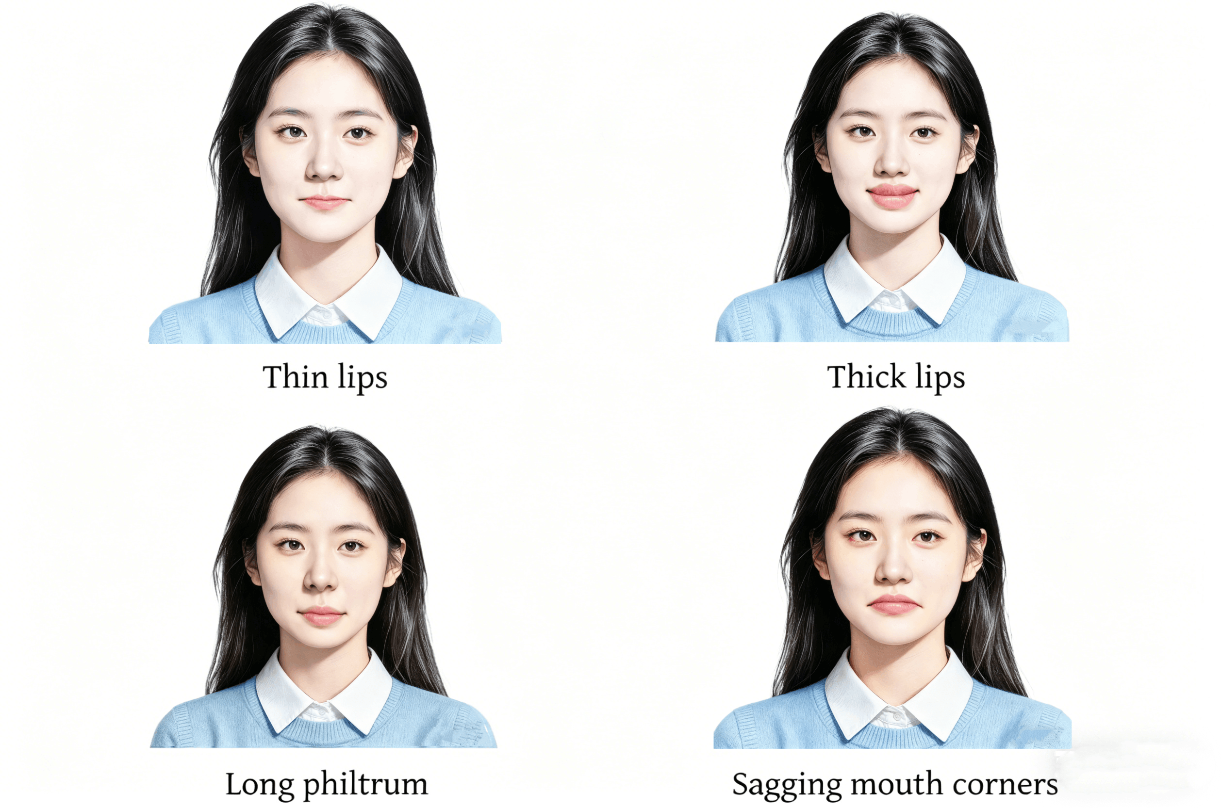 Lip augmentation surgery